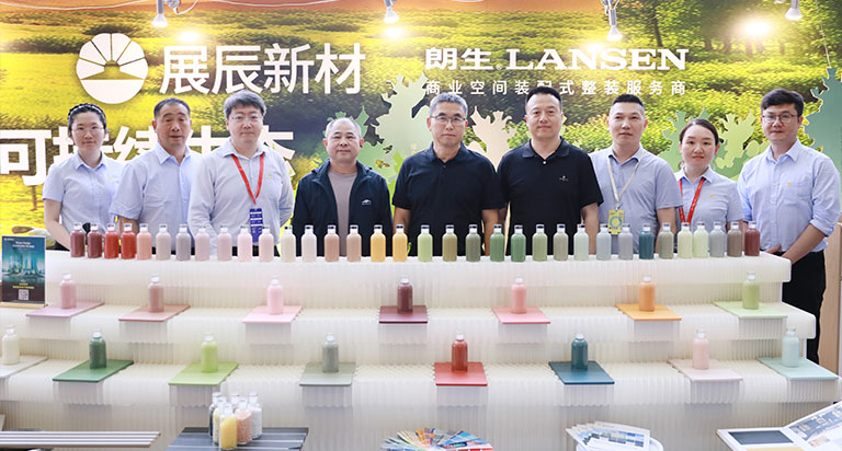 展辰新材亮相中国家博会，以绿色涂装定义可持续未来！